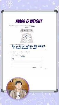 GCSE Physics: Exam Question | Mass & Weight