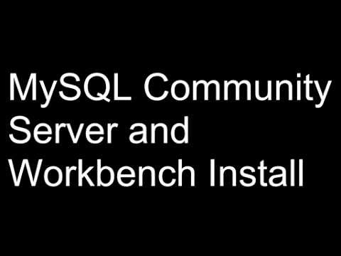 Install Mysql Community Server on Windows