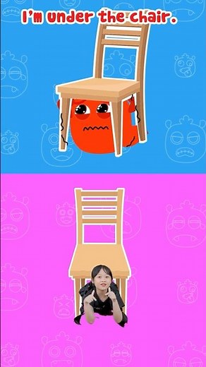 Bé học từ vựng tiếng Anh: On & Under | Learn Prepositions for Kids ✏️ #kids #learning