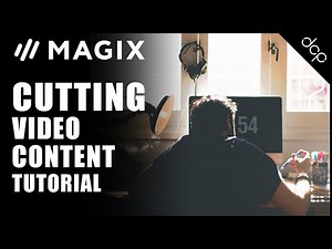 Cutting (editing) video content - Magix Movie Edit Pro Plus Beginners Tutorial - Part 4