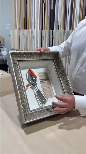 Shadow Box Framing for 3D Objects: How to Frame an Antique Egg Beater! (Museum Conservation)