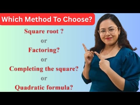What's The BEST Way to Solve Quadratic Equations FAST