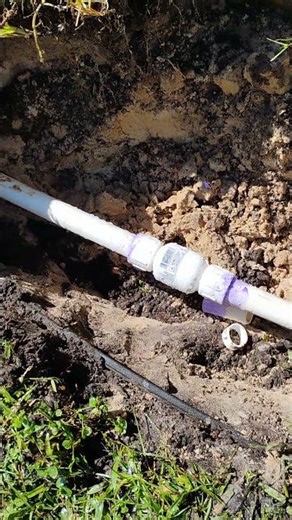 sprinkler #installing check valve