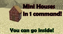 Mini-Houses in One Command! Minecraft Map