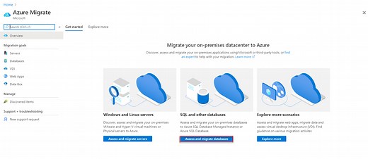 Migrating SQL workloads to Microsoft Azure: Assessment and Migration Tools