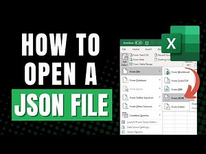 How To Open JSON File Format Readable In Excel