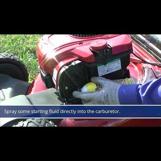 How to Start Your Lawn Mower Using Starter Fluid