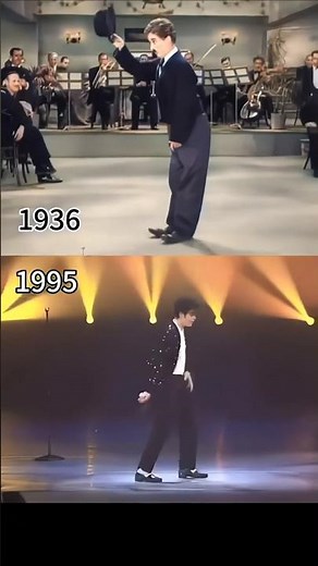 Charlie Chaplin & Michael Jackson, Moonwalk Dance