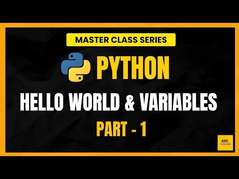 Python for Beginners: Master Variables & Syntax (Masterclass Series) - Part 1 #learnpython