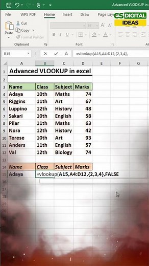How to Use VLOOKUP Formula in Excel | What is VLOOKUP in Excel and why it's used | #exceltips