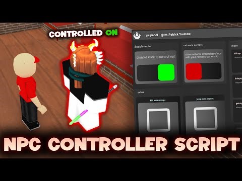 FE NPC Controller GUI Script - ROBLOX EXPLOITING