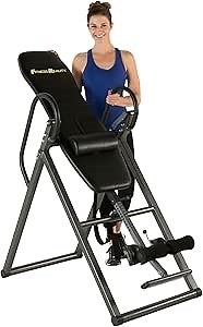 Fitness Reality 790XLT UL Safety Certified High Endurance Inversion Table with Lower Back Cushion