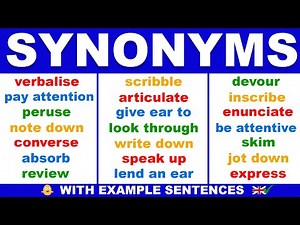 English Synonym Words for SPEAK, LISTEN, READ + WRITE | Strengthen Your English Vocabulary
