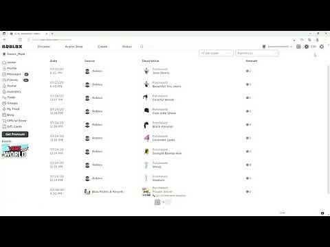 [2021] How To View Your Transactions (Purchases) On Roblox PC + Mobile