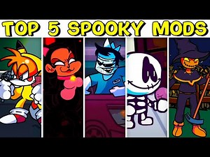 Top 5 Spooky Mods for Spooky Month in FNF - Friday Night Funkin’