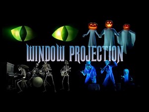 Halloween Window Projection - 4K