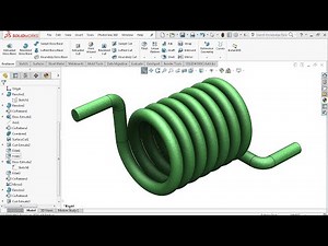 SolidWorks Tutorial - Torsion Spring