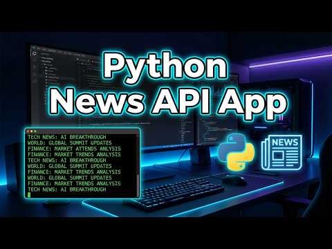 Build a News API App in Python | Fetch Live Headlines Using API