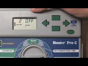 Canceling Extra Start Times on Hunter Controller