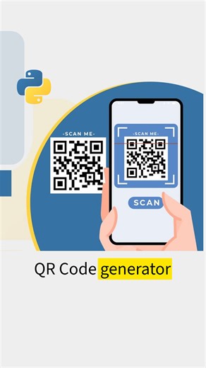 ৩ লাইন কোড লিখে নিজের QR Code Generator বানান খুব সহজে 😎 #Python #webdesign #BlackFridayDeals #newyear2026 | Md Al Mamun