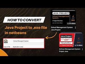 How to convert Java project to exe file in NetBeans