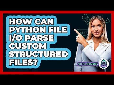 How Can Python File I/O Parse Custom Structured Files? - Next LVL Programming