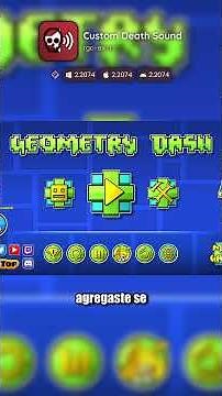 Mod: Custom Death Sound #gmd #geometrydash #geode #mods