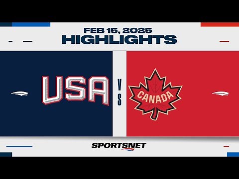 4 Nations Face-Off Highlights | USA vs. Canada - February 15, 2025