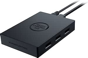 Razer Chroma Addressable RGB Controller: Universal Compatibility - 6 Addressable RGB Headers - Powered Chroma RGB - Supported Synapse 3 - SSD Mounting Points