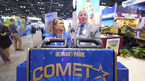 Hersheypark Comet Roller Coaster Vehicle Unveiling and Details at IAAPA Expo 2023