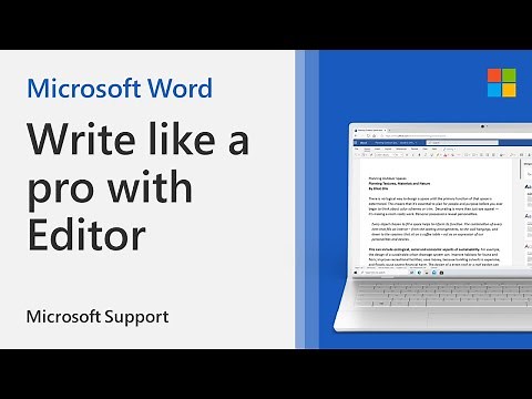 How to use Microsoft Editor | Microsoft