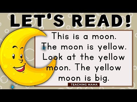 LET'S READ! | PRACTICE READING SIMPLE SENTENCES | ENGLISH READING | Teaching Mama