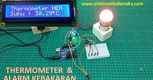 Arduino part 17. Sensor Suhu - LM35DZ (Alarm kebakaran dan Thermometer digital)
