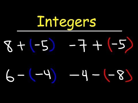 Adding and Subtracting Integers Using a Simple Method