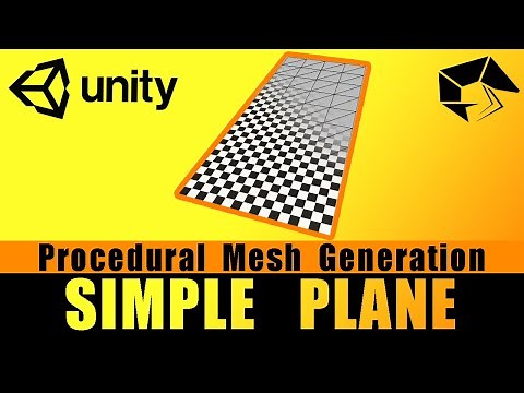 Procedural plane mesh [Unity Quick Tutorials #2]