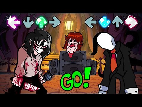 Friday Night Funkin' - Jeff The Killer vs Slenderman (Genocide) - Vs. Tabi Mod