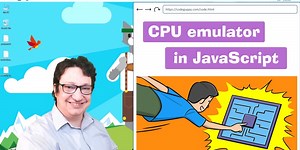 Implement a CPU emulator (a virtual machine) in JavaScript