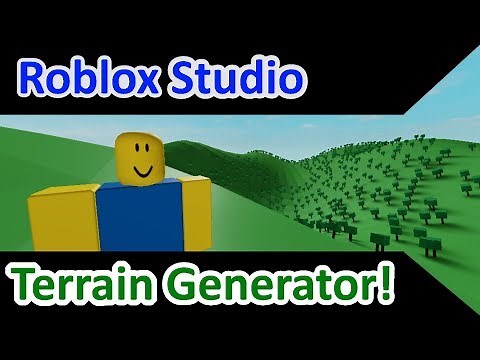 Roblox Studio Tutorial - How to Script a Terrain Generator!