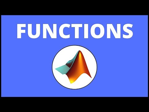 How to Use Functions in MATLAB | MATLAB Tutorial