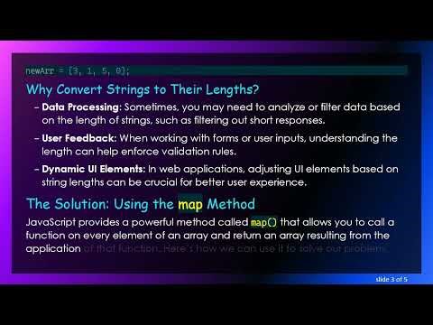 How to Convert an Array of Strings to an Array of String Lengths in JavaScript