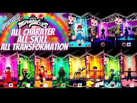 Miraculous All Character, Transformation, Skills & Kwami (UPDATED ROBLOX ROLE PLAY Ladybug)