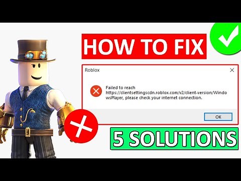 How To Fix Roblox Failed To Reach | Please Check Your Internet Connection Roblox Error Fixed