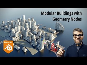 Easy Modular Buildings with Geometry Nodes in Blender
