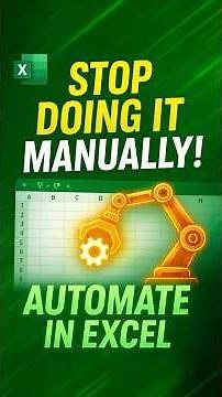 How to Automate Your Task in Excel