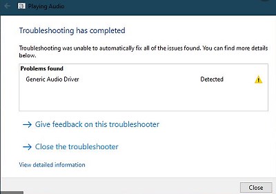 [2022] 6 Cara Tentang Bagaimana Memulihkan Generic Audio Driver yang Terdeteksi pada Windows 10/11