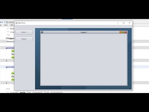 JDesktopPane and JInternalFrame | NetBeans