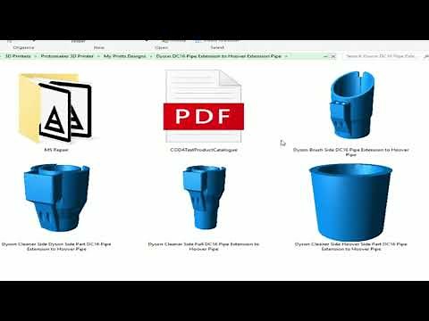 View STL files in Windows 10 File Explorer