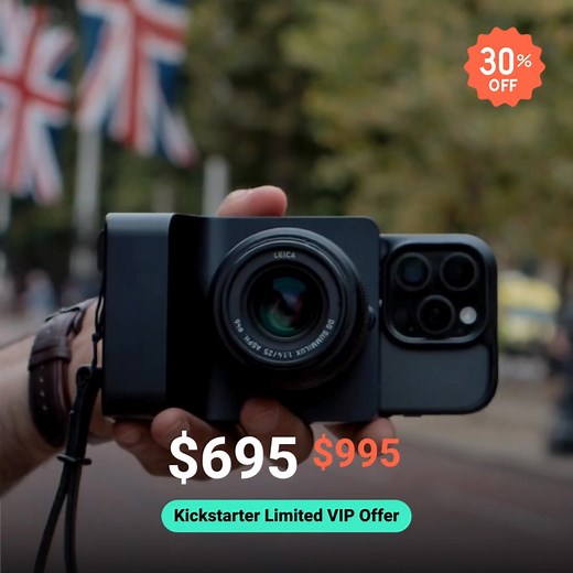 The world’s only AI-driven mirrorless camera. Save $300 by backing on Kickstarter. Sale ends in 14 days. | Camera Intelligence