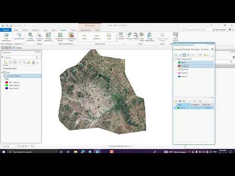 Image classification in ArcGIS Pro step by step on how to create new schema and training samples.