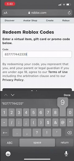 Redeeming roblox toy code 6/5/22